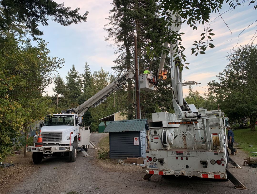 Double D Electrical, Emergency Utility Pole Replacement
