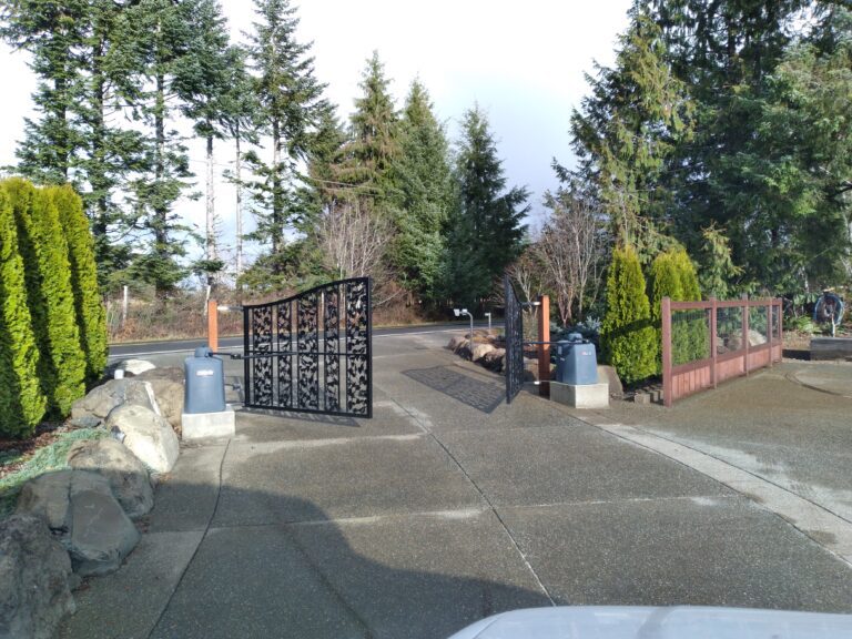 Residential Automated Gate in Forks, WA.